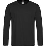 Marškinėliai ST2500, juodi, ilg. rankovės